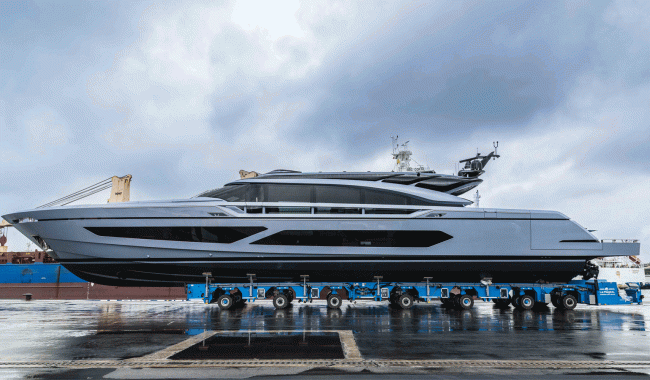 Motor-yacht-AB-140-by-Fipa-Group-at-launch